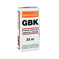 Quick-mix GBK. 72324. Клеевая смесь для пористого бетона, серая, 25 кг